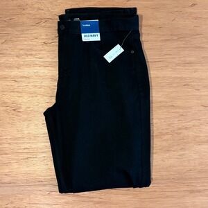 Old Navy Mens Loose Built-In Flex Tough Jeans Black 36x34 5-Pocket Denim